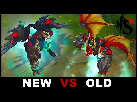 NEW Gatekeeper Galio vs OLD Legendary Skin Comparison All Abilities Rework 2017 (League of Legends)