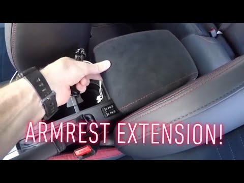 JDM OEM Dual Box Console Armrest Extension (2017 Subaru WRX STI DIY)