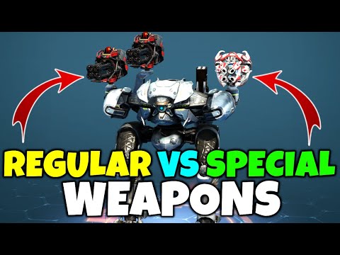 Are REGULAR WEAPONS Better Than SPECIAL EDITION Weapons??? Let's Find Out | War Robots Test WR