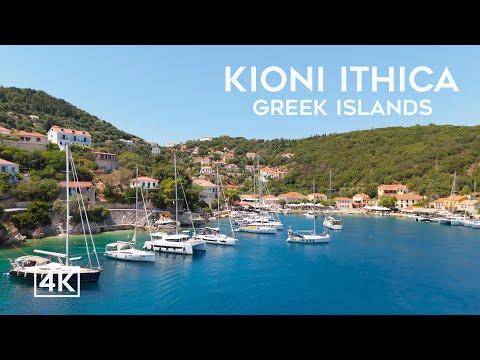 Kioni, Ithica Greek Islands Drone 4k