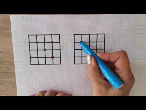 Repérage des nœuds d'un quadrillage