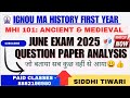 MHI 101 June 2025 Exam Questions Paper Analysis With Explanation IGNOU MA History 1stYear By Siddhi