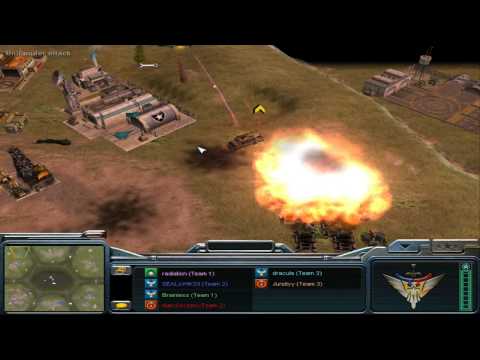 Zero Hour 2v2v2 Defcon Command and Conquer Generals
