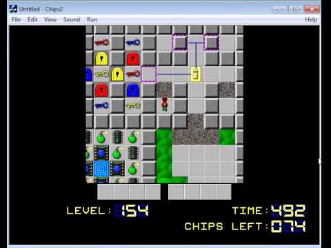 Let's Play Chip's Challenge 2 - Part 17a - Cliffhanger