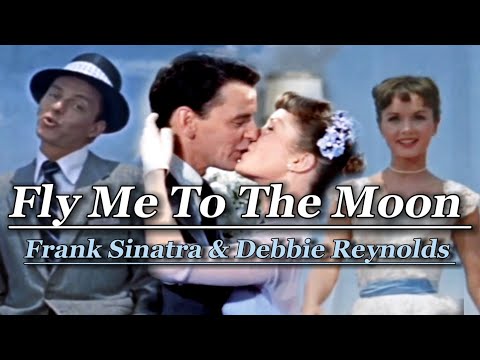 Fly Me To The Moon -🩵Frank Sinatra & Debbie Reynolds🩵 (Tribute)#franksinatra#retro#50s#oldhollywood