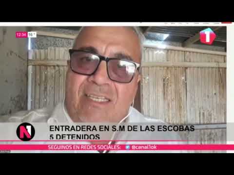 ENTRADERA EN S  M  DE LAS ESCOBAS 5 DETENIDOS