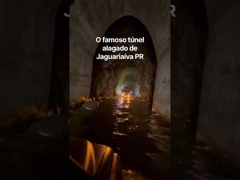 Passando de tracker no  famoso túnel alagado de Jaguariaíva, #lama   #paraná #4x4offroad