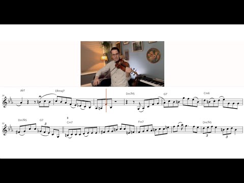 "Blue Bossa" - Jazz Violin Etude (Jason Anick)