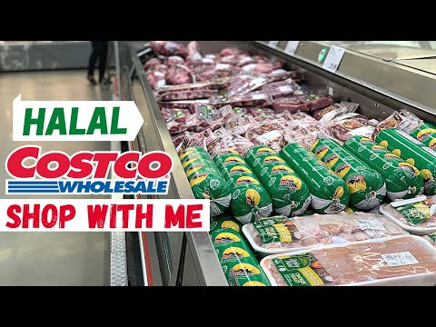 Halal items at Costco Wholesale / Shop with me at...