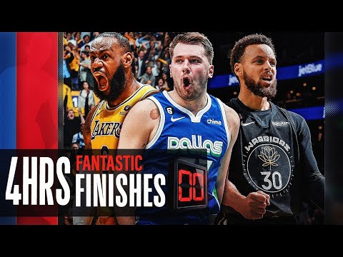 4 HOURS of the NBA's WILDEST ENDINGS of the 2022-23 Season 🔥👀 | #BestOfNBA