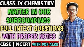 Full Ncert Intext Questions Matter in Our Surround