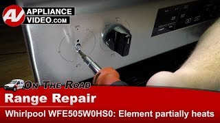 Whirlpool Stove Repair: Element Partially Heats — Dual Element Infinite Switch