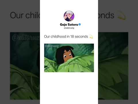 our childhood in 18 second|| childhood nostalgia #cartoon #childhood #nostlgia #alone #peace #nature