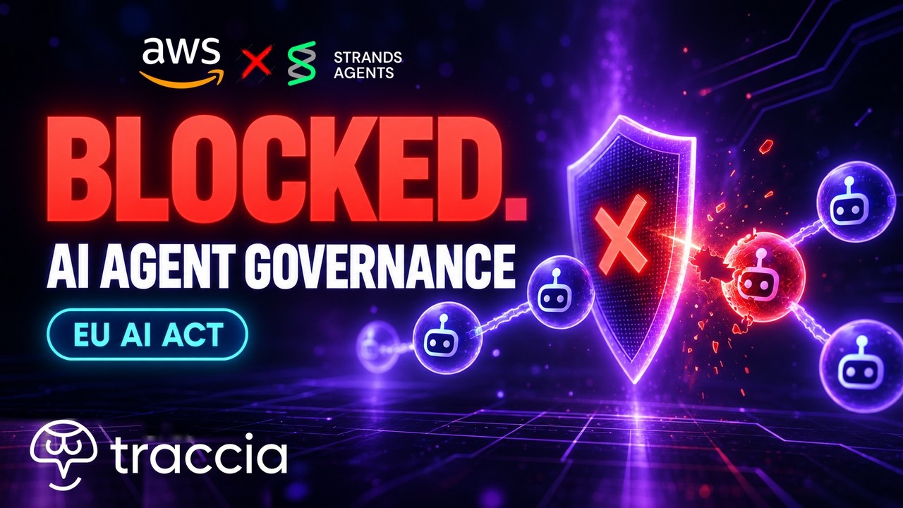 AI Agent Governance on AWS: Block Agents, Prove EU AI Act Compliance