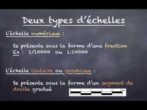 GEO4 - Les échelles cartographiques