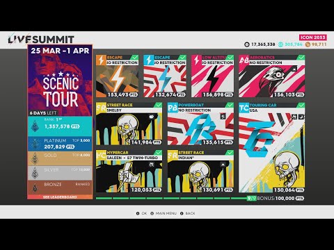 The Crew 2 Inner Drive: "Scenic Tour" Summit (+ Settings)