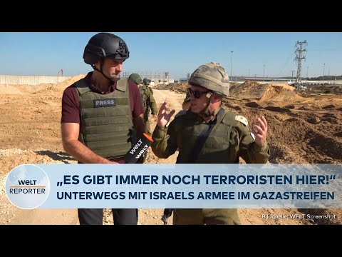 KAMPF GEGEN HAMAS: "Gibt immer noch Terroristen hier!" Unterwegs mit Israels Armee im Gazastreifen!
