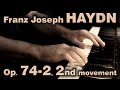 Franz Joseph HAYDN: Andante grazioso (String Quartet No. 58, 2nd movement, Hob III:73)