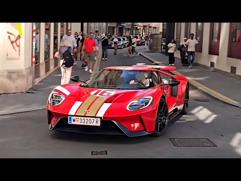 Supercars in Vienna, Austria 2025 - Bugatti Chiron, LaFerrari, 918 Spyder, ...