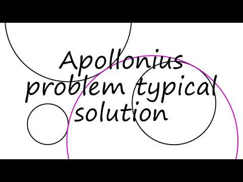 How to pronounce Apollonius problem typical solution in Latin?