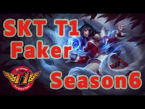 SKT T1 Faker Ahri MID vs Syndra Patch 6.21