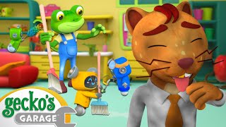 Garage Clean Up Job | Gecko's Garage | Trucks For Children | Cartoons For Kids