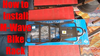 How to install M wave bike rack