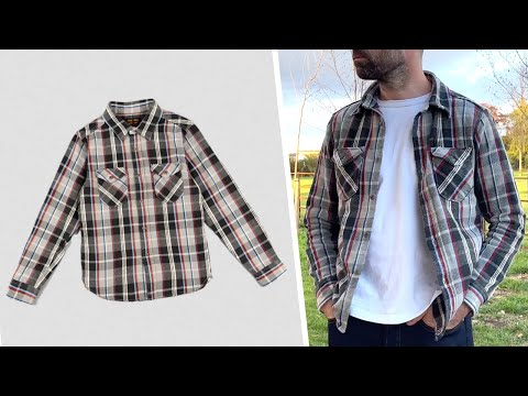 UES | Heavy Flannel Shirt Review | Selvedge Grey