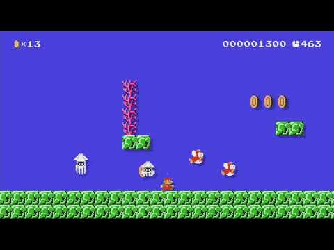Super Mario Bros. 7-2 by Diego - SUPER MARIO MAKER - NO COMMENTARY 1bi