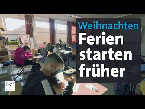Corona: Weihnachtsferien starten in Bayern früher | BR24