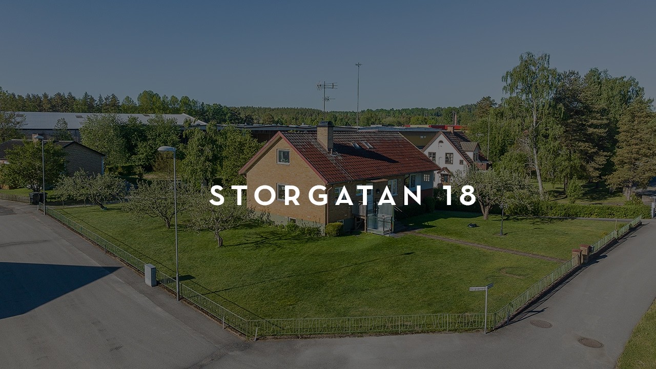 8 rum Villa på Storgatan 18 Eksjö kommun - video