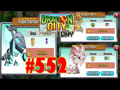 Dragon City "Capítulo 552 - El Dragón Atlanteano, Dragón Marfil y Dragón Albino" por Tony