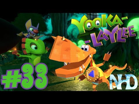 Let's Play Yooka-Laylee (pt33) Moodymaze Marsh - Rextro (Bee Bop)