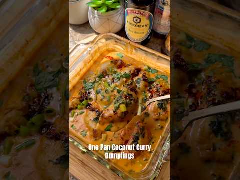 One pan Coconut Dumpling Recipe Bake400F 20-25
