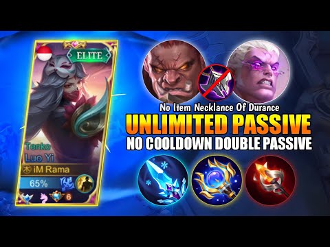 Luo Yi Unlimited Passive !! Cheat No Cooldown Passive !! Luo Top 1 Global 2022 - Mobile Legends
