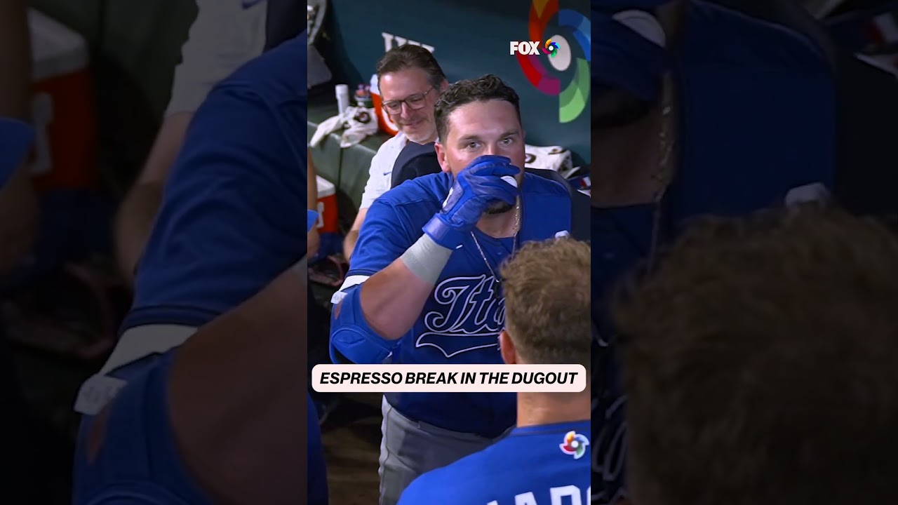 Italy's Home Run Espresso Machine ☕️ #italy #espresso #homerun #worldbaseballclassic - YouTube