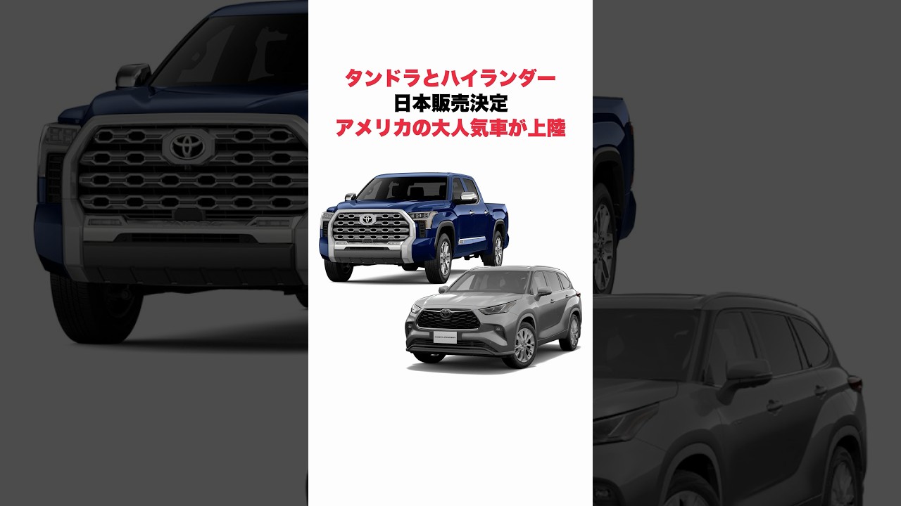 ついに日本で販売開始のタンドラとハイランダーに関する面白い雑学