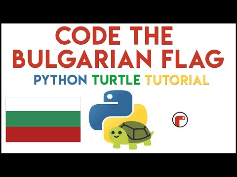Python Turtle Code The Bulgarian Flag Tutorial