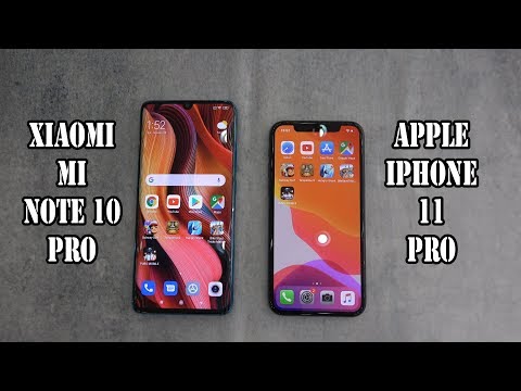 Xiaomi MI Note 10 Pro vs iPhone 11 Pro | SpeedTest and Camera comparison