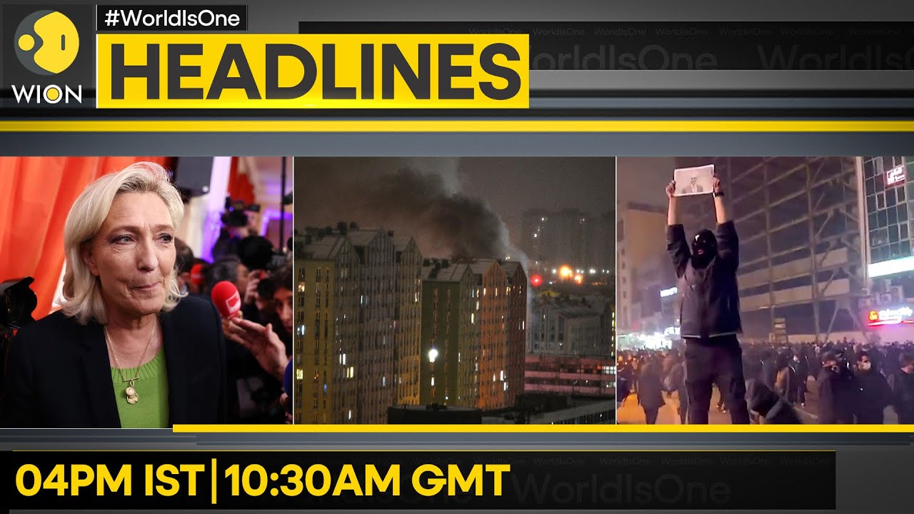 Ukraine: 4 Killed in Russia Mass Attack | Bodies Pile Up in Tehran Amid Protests | WION HEADLINES