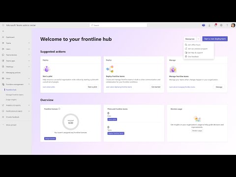 Microsoft Teams: Pilot Frontline Staff Microsoft Teams: Pilot Frontline Staff