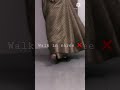 How To Walk In Saree How To Walk With Heels In Saree Shorts Youtubeshorts