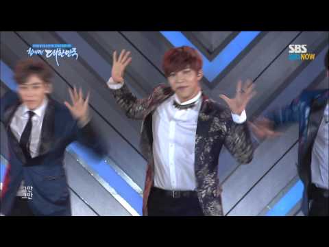 SBS 브라질 2014 특집 [드림콘서트] - 유키스 '끼부리지마'
