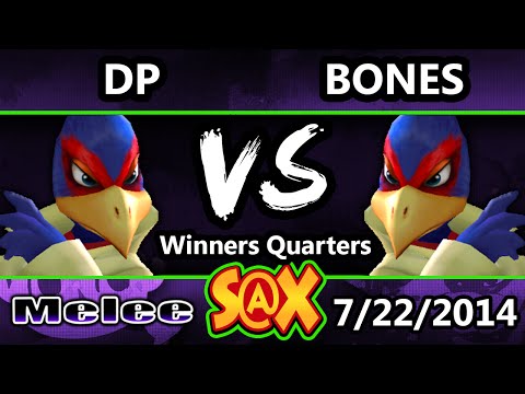 S@X Weekly - DP (Falco) Vs. Bones (Red) SSBM Winners Quarters - Melee