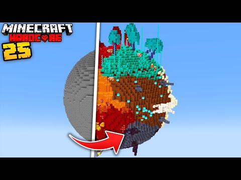aCookieGod - I Built a Planet in Minecraft Hardcore