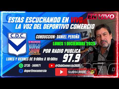 Emisión en directo de Club Comercio, Bingo Show Navideño..Santa Sylvina Chaco