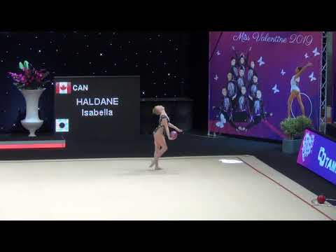 Isabella Haldane CAN AA ball Miss Valentine 2019
