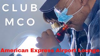 My 1st time using American Express Airport Lounge in Orlando #ClubMCO