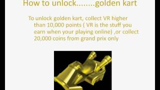 mario kart 7 how to get all golden parts