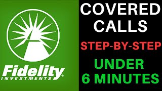 How To Sell Covered Calls For A Complete Beginner On Fidelity!